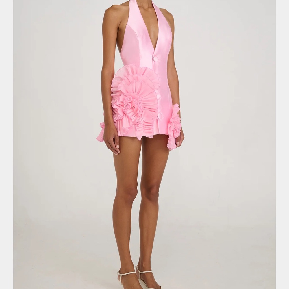 ELIYA THE LABEL - BELINDA DRESS | BABY PINK - Picture 3 of 7